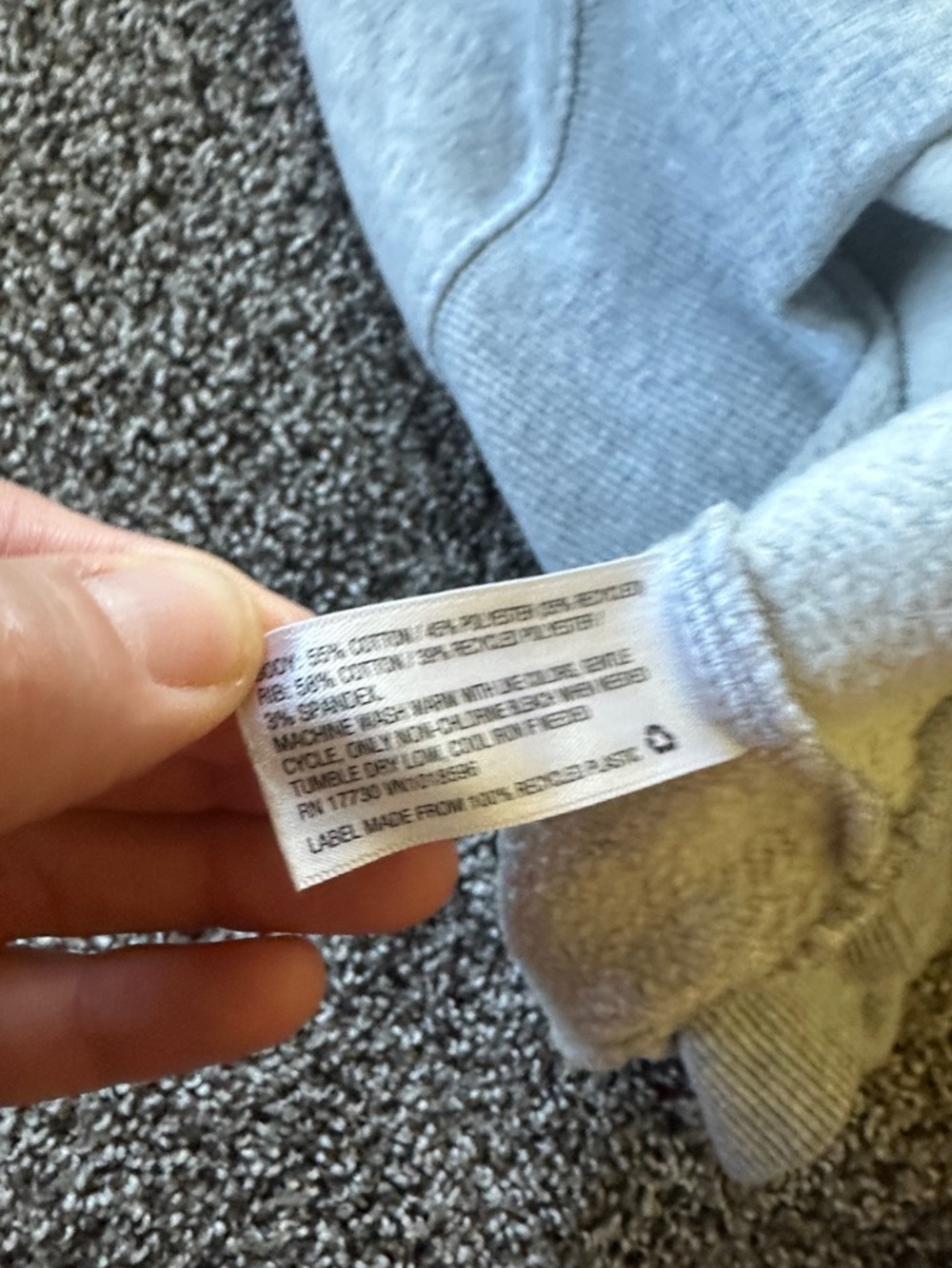 Goodfellow & Co Light Gray Crewneck Sweatshirt Unisex Relax Saturday Comfy Small - Picture 3 of 5